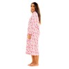 Nikaro Ladies Floral Nightdress Super Soft Thermal 100% Brushed Cotton
