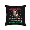 Dominick The Donkey Funny Italian Santa Christmas Xmas Throw Pillow