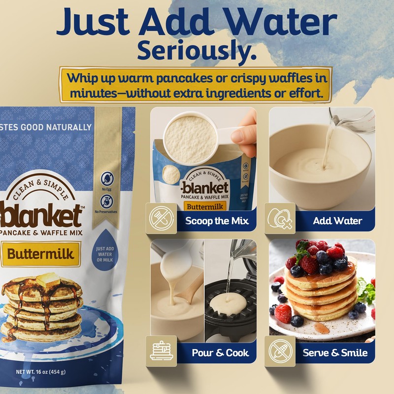 Blanket Pancakes and Waffle Mix – Chocolate Chip Pancake Mix