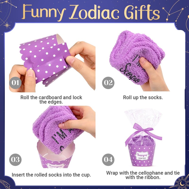 HAPPYPOP Scorpio Gifts for Women - Constellation Horoscope Gifts, Funny