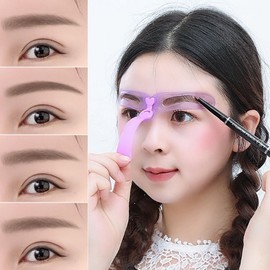 8-Piece Eyebrow Shaping Stencil Set for Women Low Drawing Technique 3ea