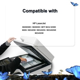 LOSMANN 135A Toner with Chip Compatible with HP 135A W1350A for HP Laserjet MFP M234dw M234sdw M234sdn M234dwn M209dw M209dwn M234 M209 135X W1350X (1 Black)