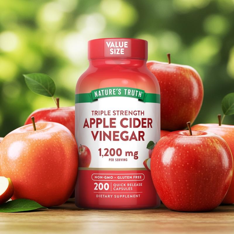 Apple Cider Vinegar 1200 mg Flavor