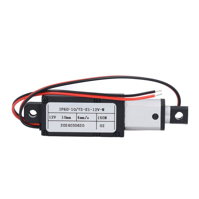 Electric Micro Linear Actuator 150N Thrust Stroke 10mm Automatic Tongue