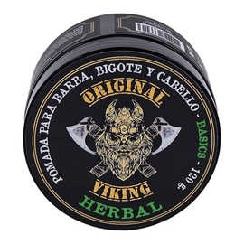 Pomada Herbal | Tacto Premium, Modelado Preciso, Larga Duración, Vegano, Cruelty-Free, Origen Natural | Aroma Profundo y Relajante – ¡Transforma tu Barba y Cabello Sin Parabenos, Formaldehídos, ni Sustancias Dañinas! Disfruta de tu nueva imagen. 120g (Herbal)