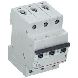 Legrand 419169 RX3 Circuit Breaker B16 A 3P 6KA 3 M
