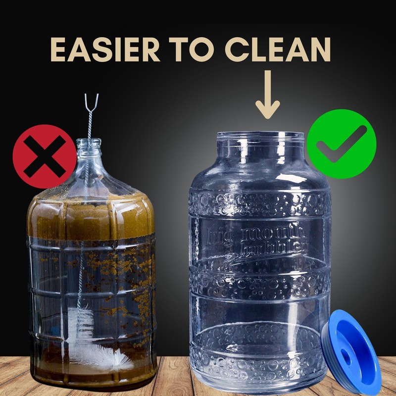 Big Mouth Bubbler® EVO - 5 Gallon Wide Mouth Glass