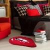 Panstar Red Lips Bathroom Rug, Cute Funny Biting Lips Shaped