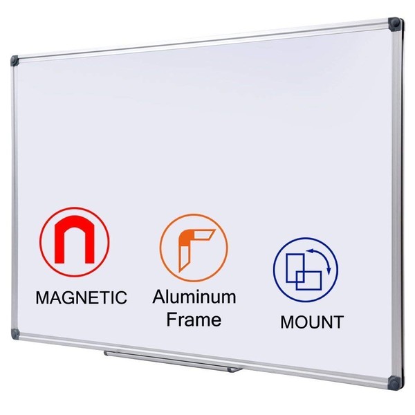 DexBoard 48 x 36-in Magnetic Dry Erase Board with Pen