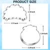 Auktosmn Dim Sum and Dumpling Cookie Cutter Set-2 Piece -