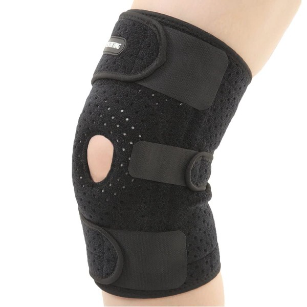 [Chiropractor Recommended] Knee Supporter, Knee Support, Knee Fixation, Sports, Exercise, Daily Life, Joint Ligament Protection, Injury Prevention, Breathable, Heat Retention, Unisex, Left & Right Use, S - XL, Fits Knee Circumference 13.0 - 19.7 inches (