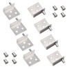 UFURMATE Pivot Hinge, 4 Sets Stainless Steel Concealed Shaft Cabinet