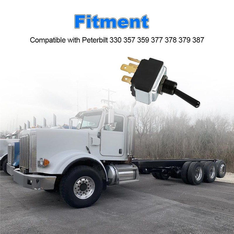 WMPHE Headlight Switch Toggle Switch Replacement for 577.75611 16-06657 1606657