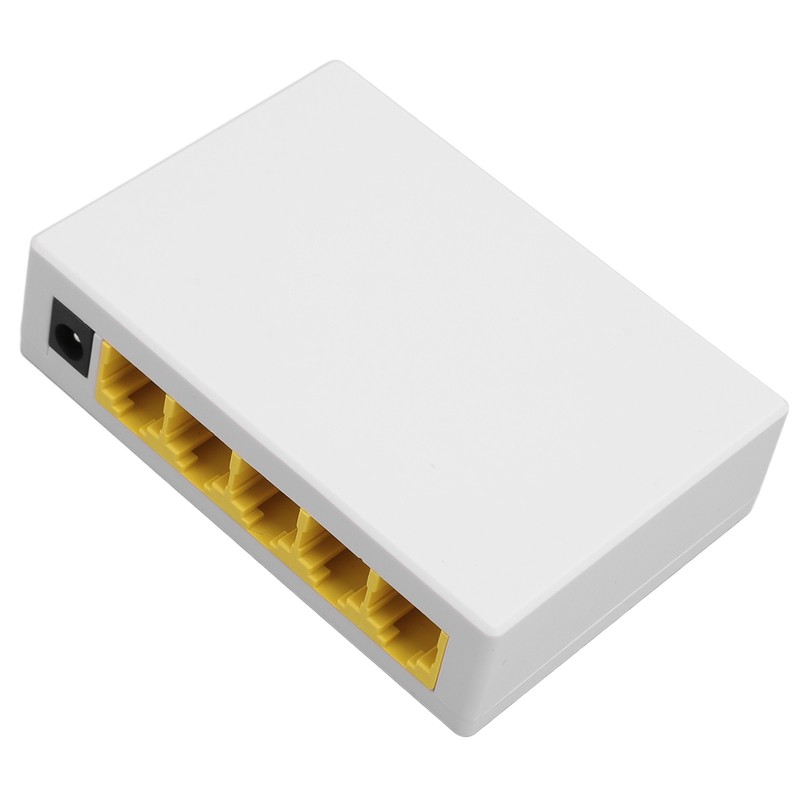 5 Port Gigabit Unmanaged Ethernet Switch Plug and Play Quiet