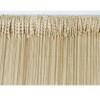 Vidillo thread curtain, string curtain glitter. White. 100 x 200