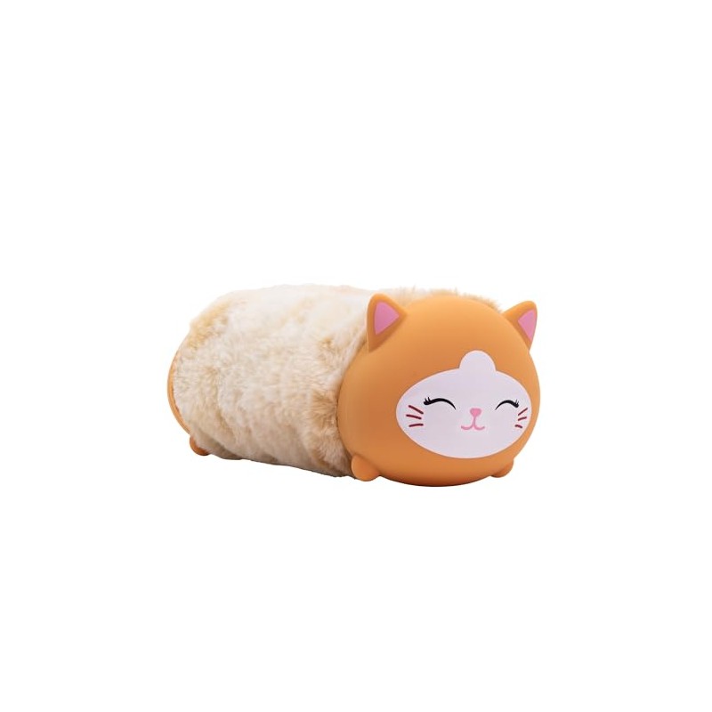 Idena 20214 Fluffy Cat Pencil Case with Zip, Approx. 22