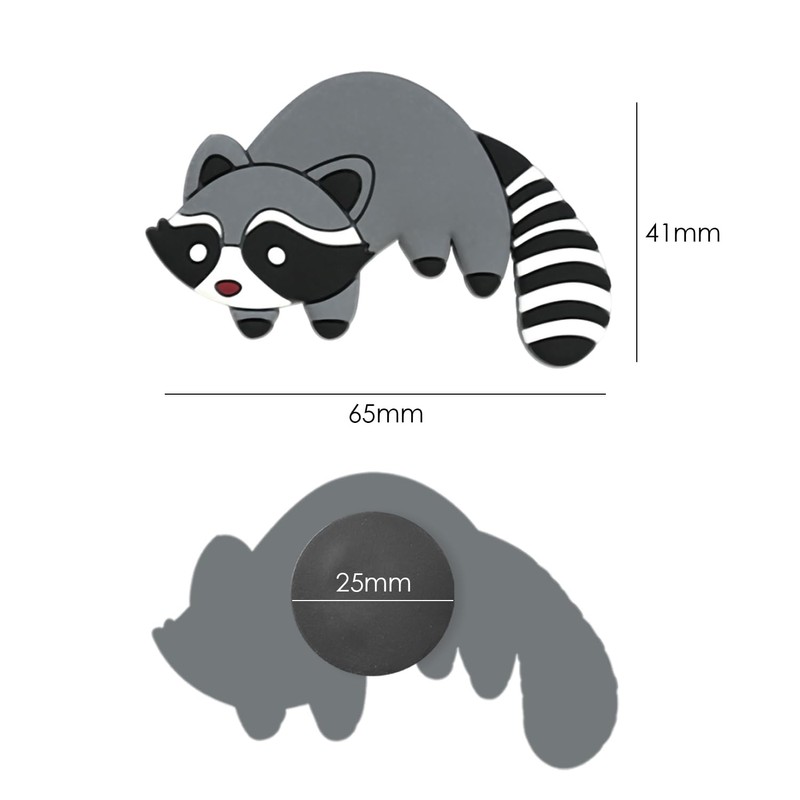 20 Pieces Of Cartoon Animal Refrigerator Magnets, Cute Refrigerator Magnets,