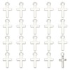 HOBBIESAY About 200Pcs Mini Cross Charms 15.5mm Crucifix Cross Pendants