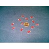 Divide Custom Tackle 1ea Custom #10 UVSL Red Chewee Caddis