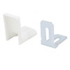 uxcell 28mmx17mmx28mm Plastic L Shaped Cover Right Angle Corner Brace