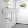 Heixutas Thickened Brass P Trap Set: 1-1/4 P Trap with