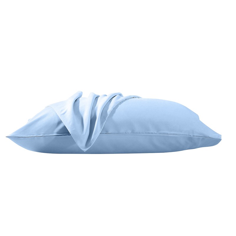 Evolive Ultra Soft Brushed Microfiber Standard Size 20"x30" Pillowcases Pair