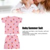 Baby Short Sleeve TShirt Short Pants Breathable Summer Clothes Pajamas