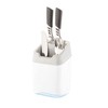 Minky Utensil Caddy, White, One Size