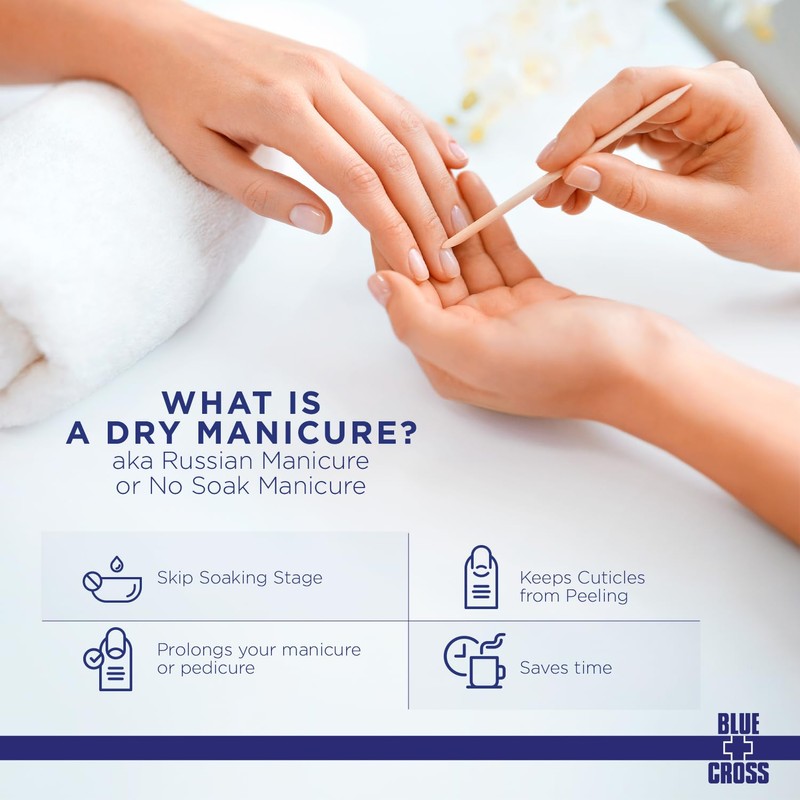 Blue Cross Cuticle Remover Cream for Dry Damaged Cuticles, Moisturizing