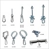 GK Set of 2 Swing Hooks Safety with D-Lock M12