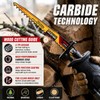 Hardwin 9-Inch Reciprocating Saw Blade 3TPI 24TCT Wood 3-Pack