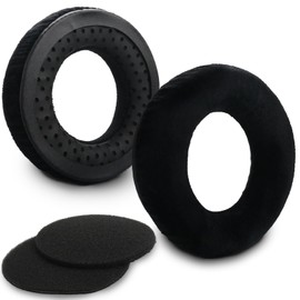 DT990 DT880 Ear Pads - Replacement Ear Cushion Pads Earpad Compatible with beyerdynamic DT990 / DT880 / DT770 PRO Headphones (Black)