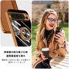 AQUOS R9 SH-51E Case with Ring, Shockproof, Strap Hole, Plated,