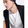 FindChic Bling Number 8 Chain for Men Cubic Zirconia Diamond
