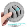 Gatuida Rv Air Outlet Round Vent Cover Deflector for and