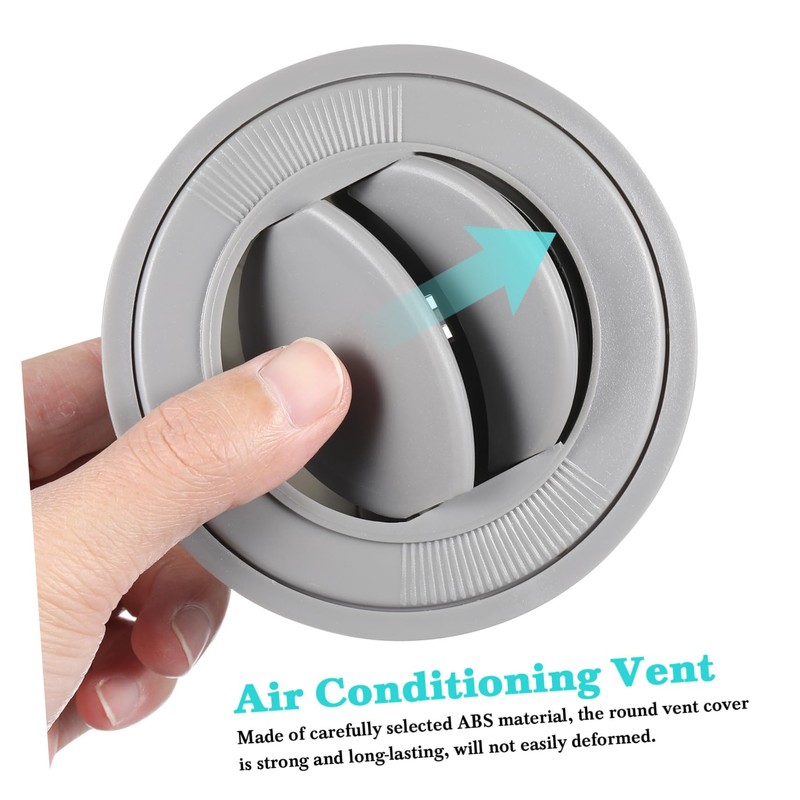 Gatuida Rv Air Outlet Round Vent Cover Deflector for and