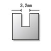 PROXXON Trimmer Bit, 1 Rod, 0.13 inch (3.2 mm), Shaft