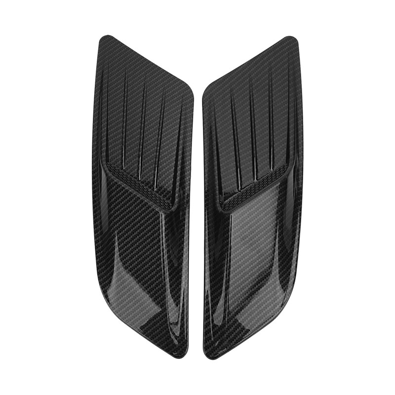 Pair Universal Front Hood Air Vent Molding Bonnet Cover Trim