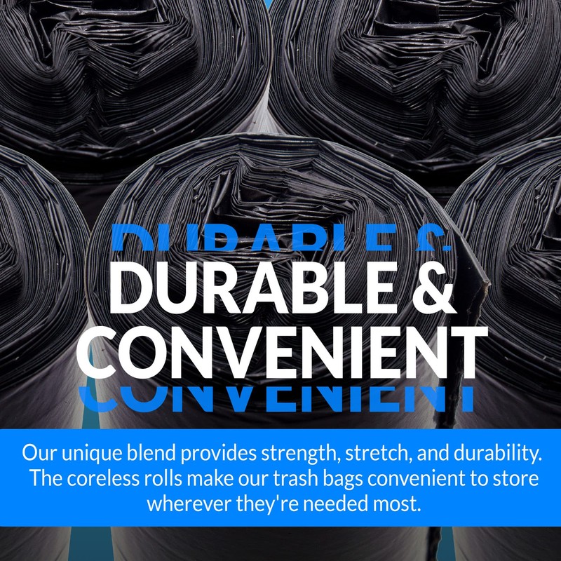 Reli. SuperValue 6-10 Gallon Trash Bags | 1000 Count Bulk