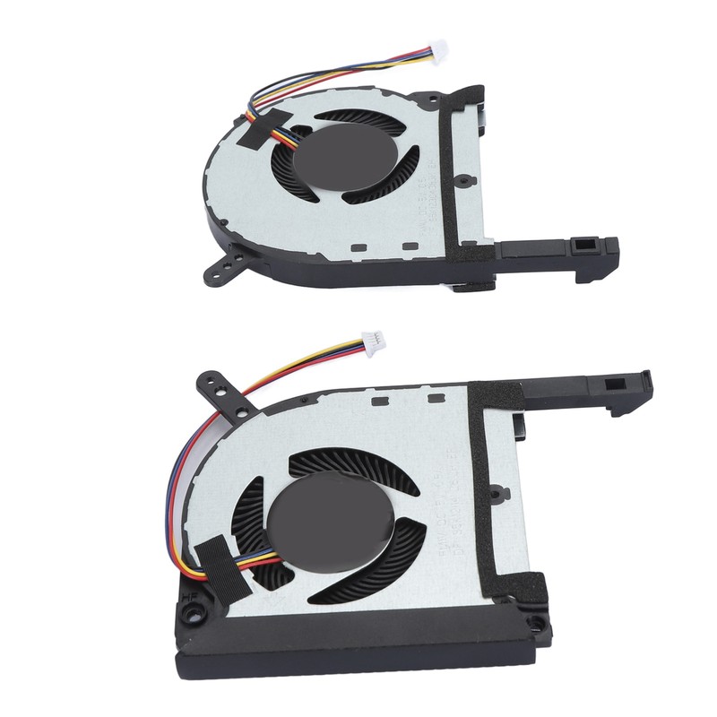 2pcs Laptop CPU GPU Cooling Fan 4 Pin Silent Efficient