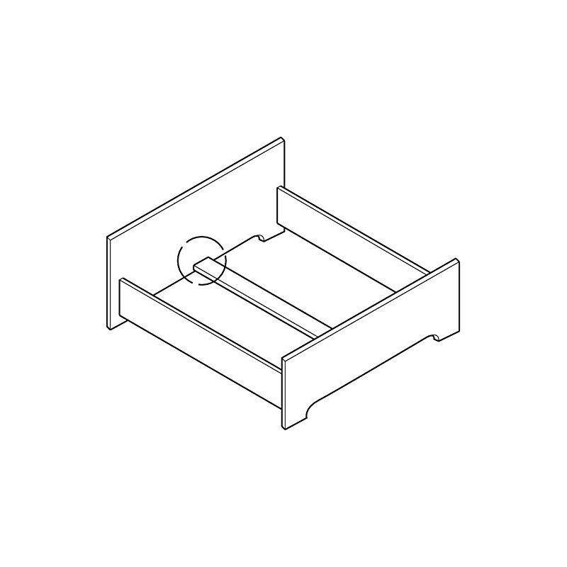 Gedotec Bed Connector Metal Bed Angle for Bed Constructions -