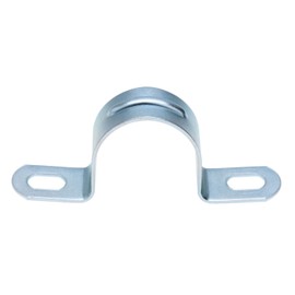 U Type Pipe Bracket for 22mm Diameter Pipe, Anchor Clamp, Pipe Saddle Clamps, Grip Clamp, U Shaped Half Tube Fittings for Pipes, Cables, Garden Hoses (Pack of 15)