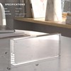 HOZE Acrylic Business License Frame - Desk/Table Top Display for