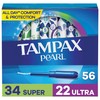 Tampax Pearl Tampons Multipack, with LeakGuard Braid, Super/Ultra Absorbency, Unscented,