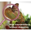 HOPLEX Handheld Magnifying Glasses 5X Reading Magnifier with Shatterproof Metal