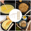 IETWATE 5PCS Pancake Maker Tool, 9cm/12cm/18cm T- Shaped Wooden Batter