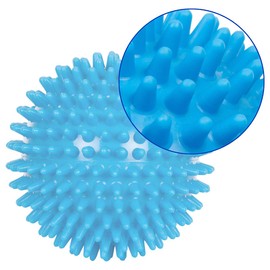Sport-Tec Hedgehog Ball Massage Ball Reflex Zones Massage Self Massage Soft 10 cm Neon Blue