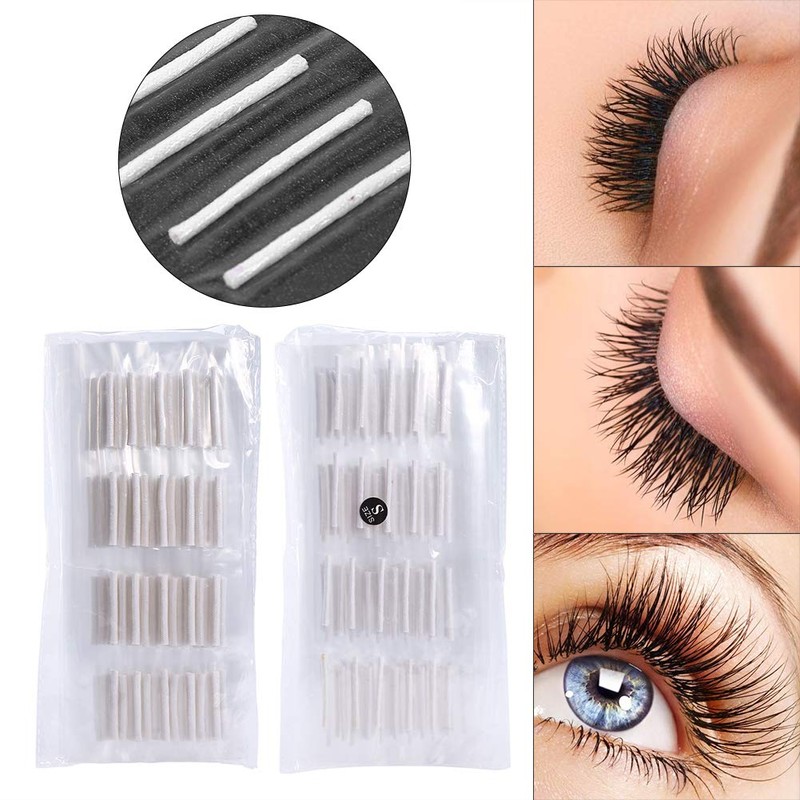 Eyelash Perm, Eyelash Lifting Pads Sticks, 2 Sizes, 200 Pieces