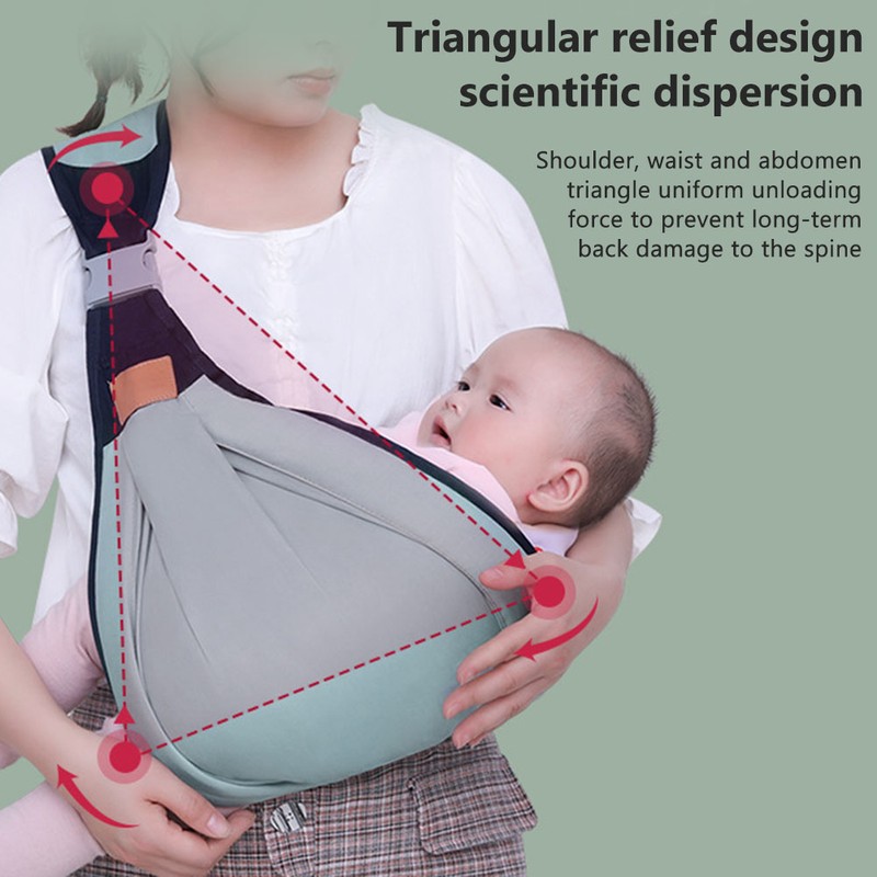 Baby Carrier Adjustable 3D Baby Carrier Wrap with Thick Shoulder