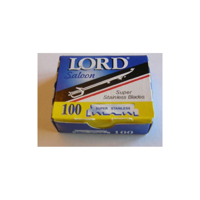 LORD Single edge razor blades 100ct